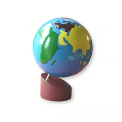 kolorowy globus kontynenty