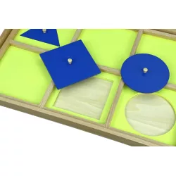 Moyo Montessori | Taca do demonstracji geometrycznych kształtów SMV0012S_S012
