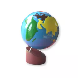 zestaw odkryj świat- globusy, mapy, karty kontynentów