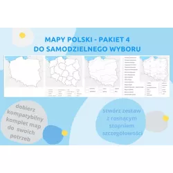 MAPY POLSKI - PAKIET 4 MAP...